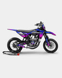 PAVO - Kit deco SHERCO 50cc - Bleu Rose