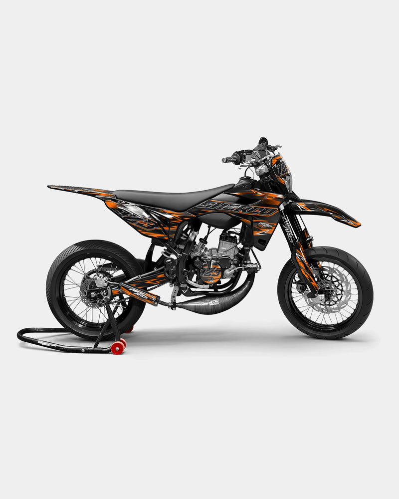 PIQUE - Kit deco SHERCO 50cc - Orange