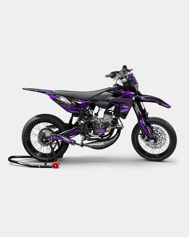 PIQUE - Kit deco SHERCO 50cc - Violet