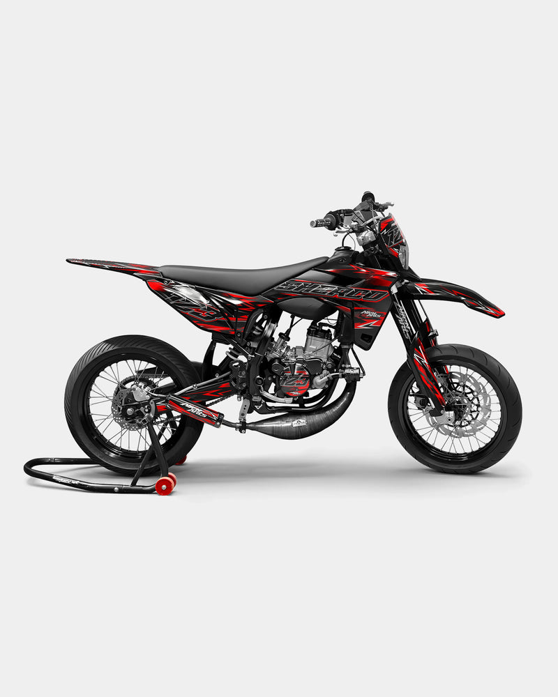 PIQUE - Kit deco SHERCO 50cc - Rouge
