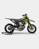 PLUME - Kit deco SHERCO 50cc - Jaune
