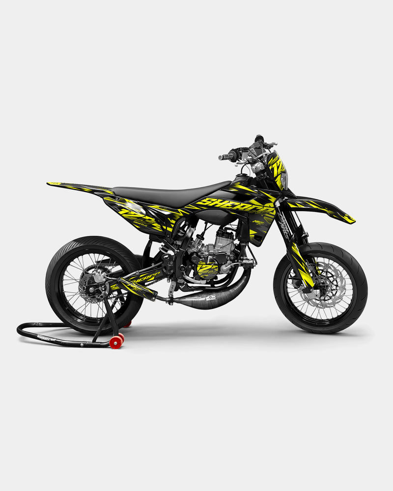 SABLE - Kit deco SHERCO 50cc - Jaune