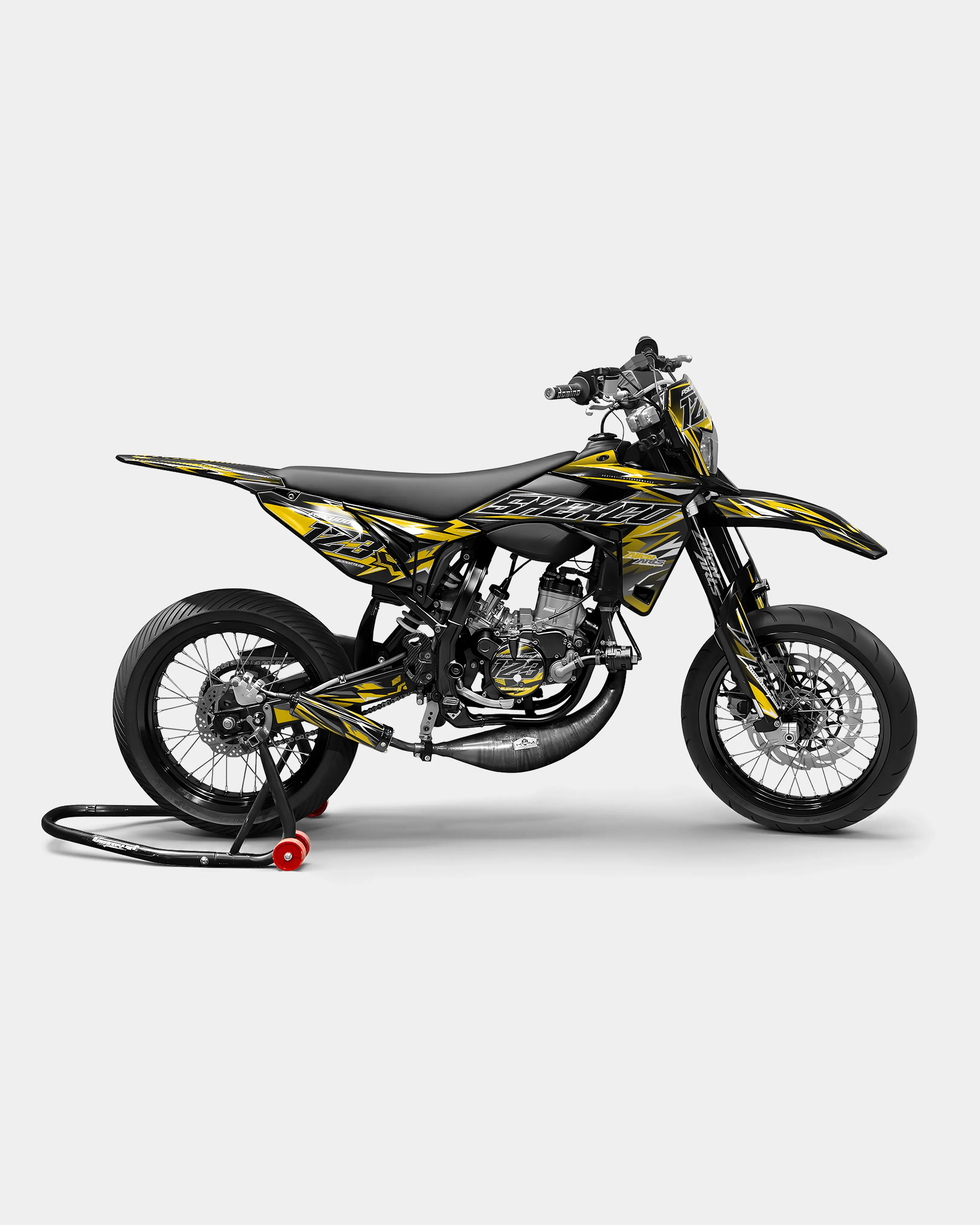 SENSO - Kit deco SHERCO 50cc - Jaune foncé
