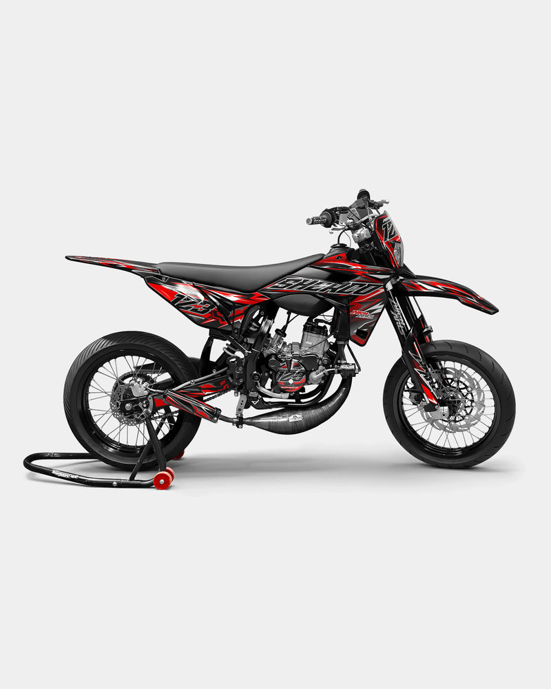 SENSO - Kit deco SHERCO 50cc - Rouge