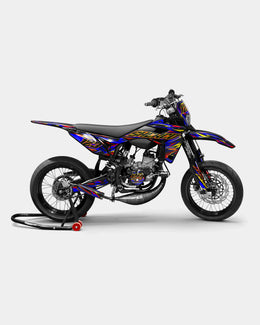 SENSO - Kit deco SHERCO 50cc - Rouge Bleu — vue 1