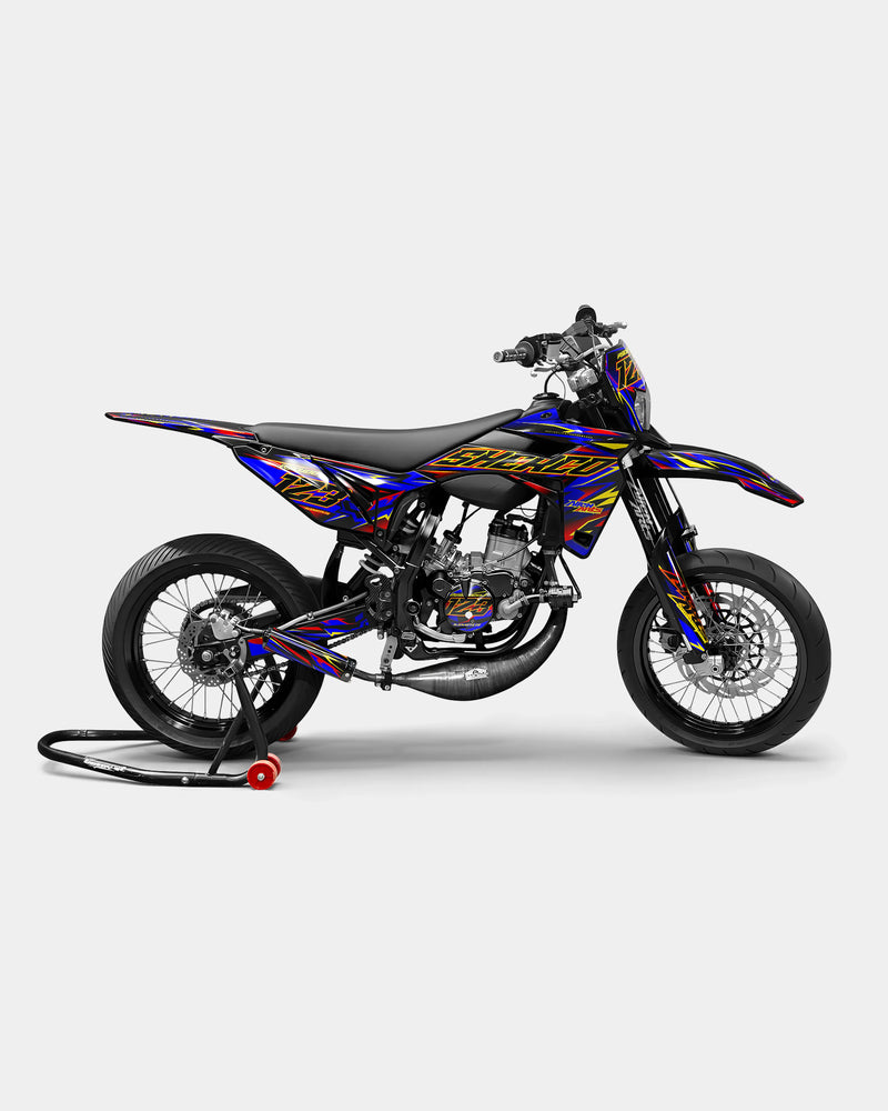 SENSO - Kit deco SHERCO 50cc - Rouge Bleu