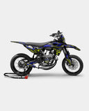 SORAE - SHERCO 50cc decoratieset - Donkerblauw