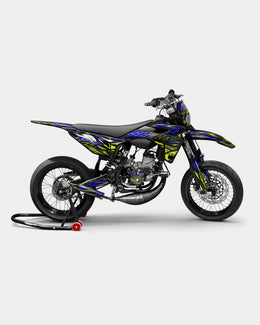 SORAE - Kit deco SHERCO 50cc - Bleu foncé — vue 1