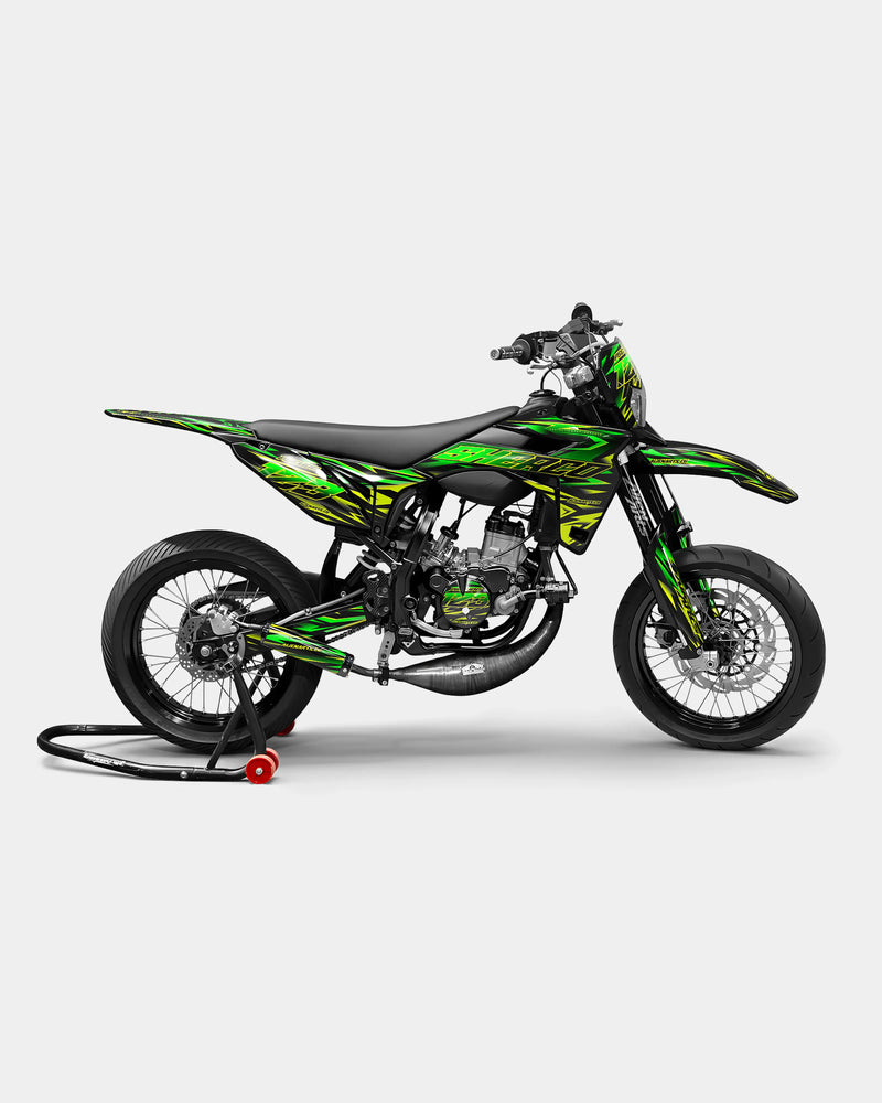SORAE - Kit deco SHERCO 50cc - Vert