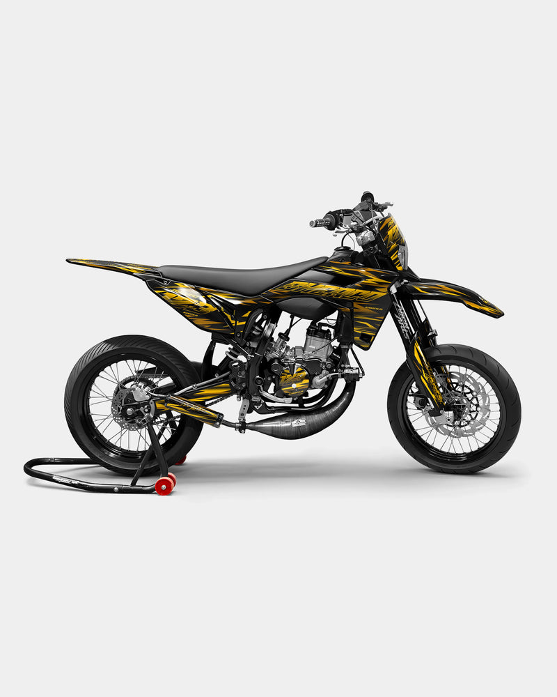 SUJAK - Kit deco SHERCO 50cc - Jaune foncé