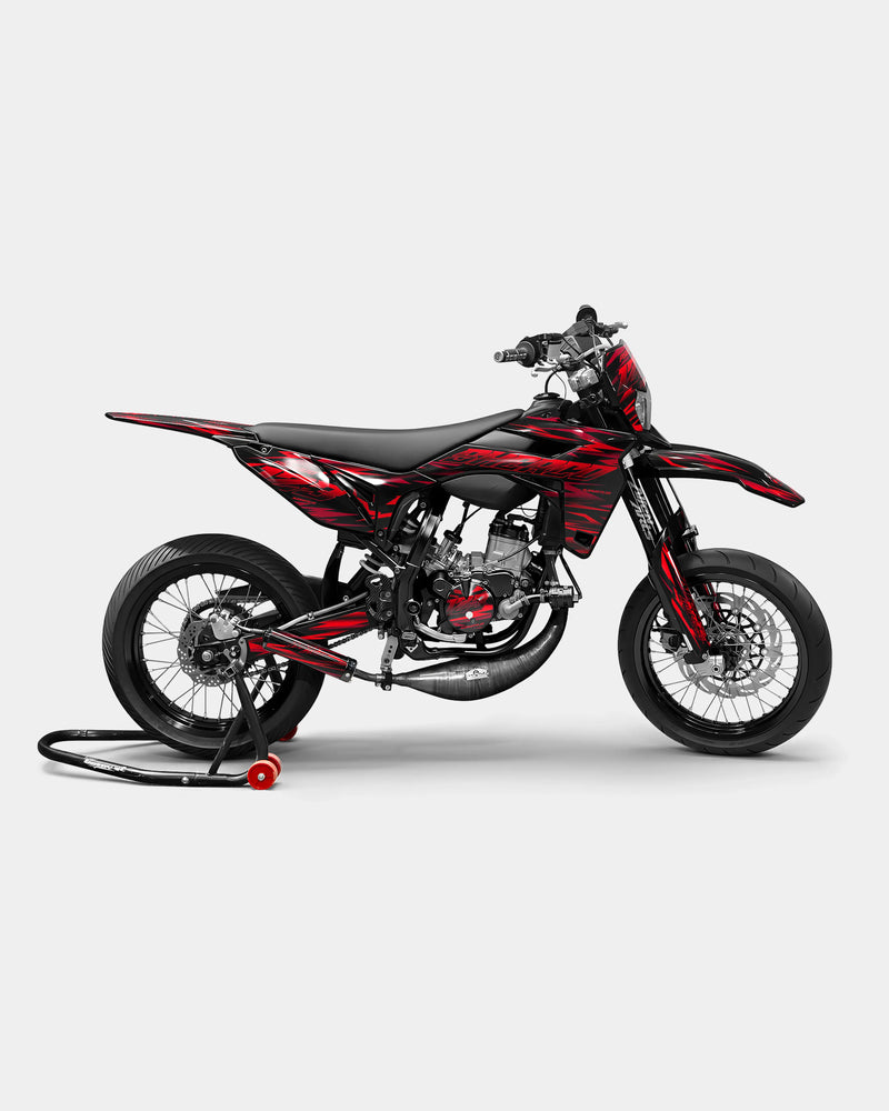 SUJAK - Kit deco SHERCO 50cc - Rouge