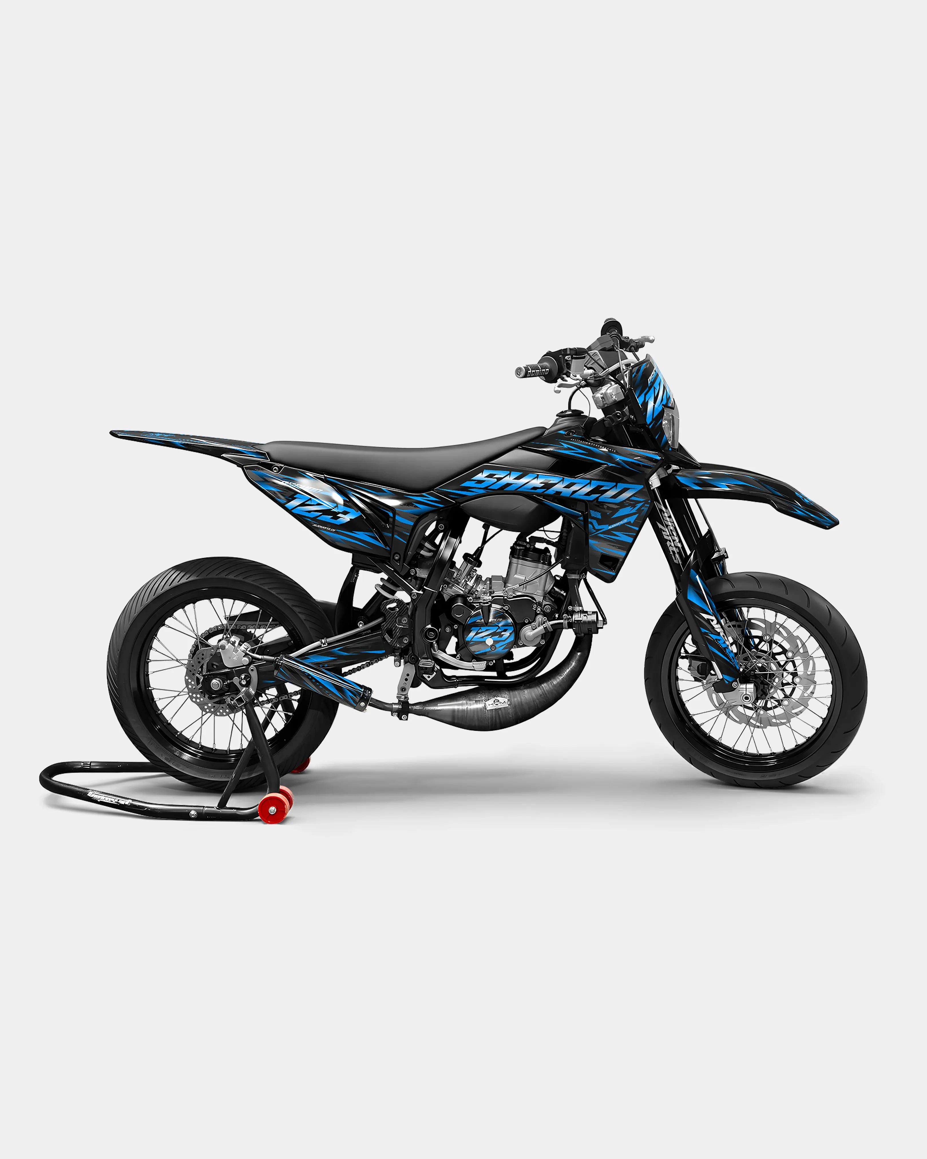 VAGUE - Kit deco SHERCO 50cc - Bleu