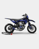 VAGUE - Kit deco SHERCO 50cc - Bleu foncé