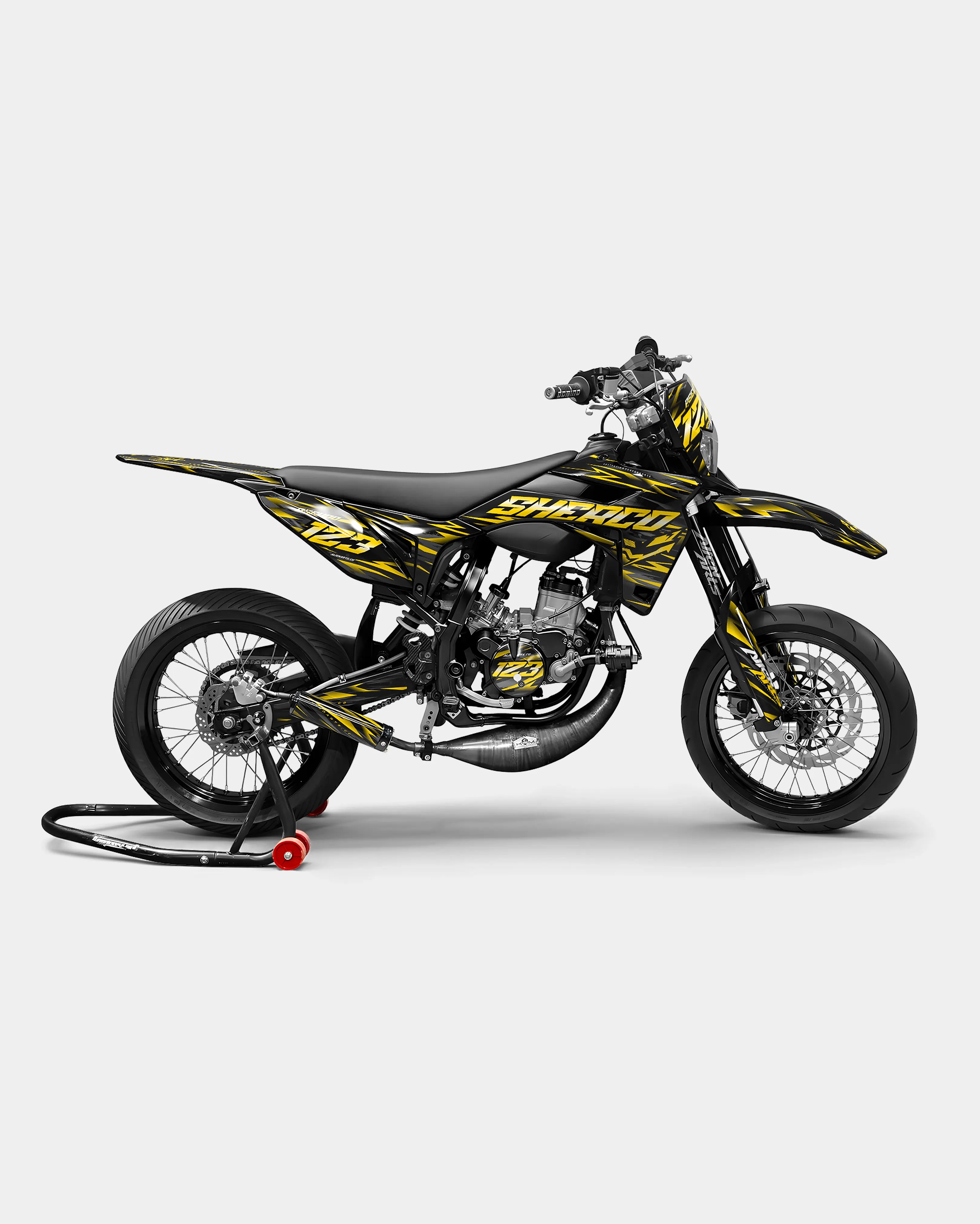 VAGUE - Kit deco SHERCO 50cc - Jaune foncé