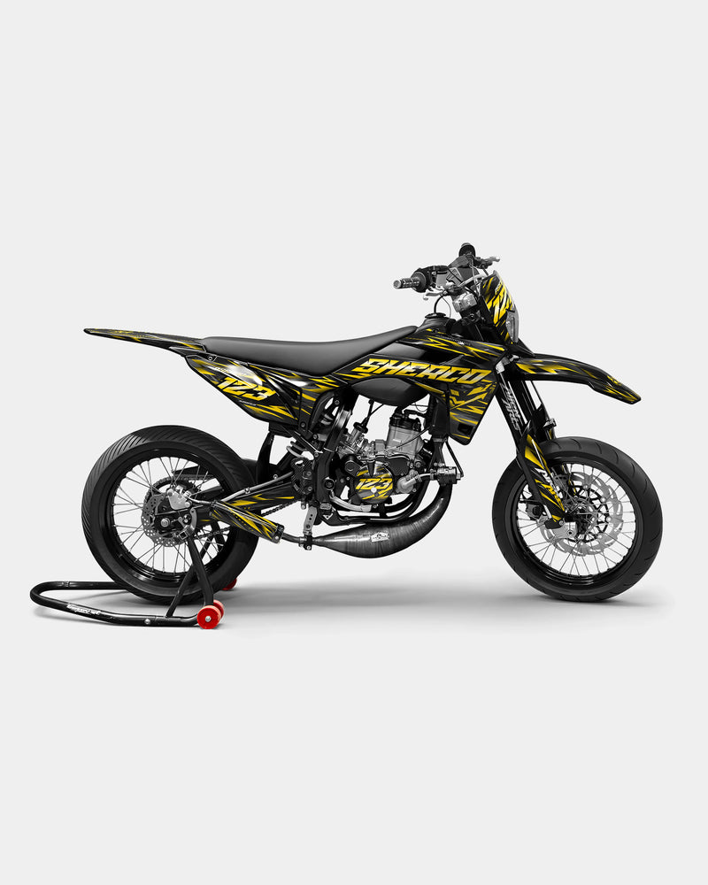 VAGUE - Kit deco SHERCO 50cc - Jaune foncé