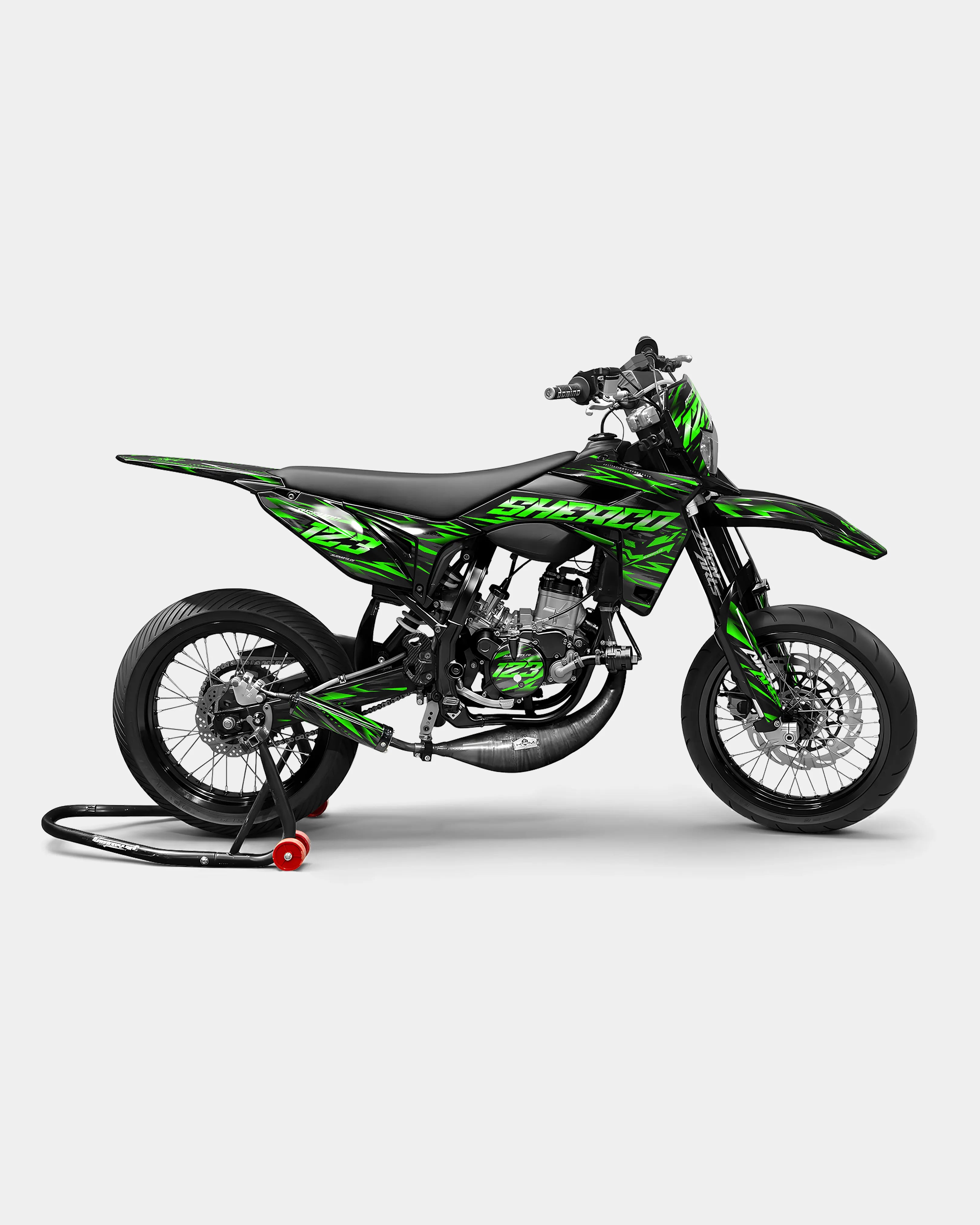VAGUE - Kit deco SHERCO 50cc - Vert