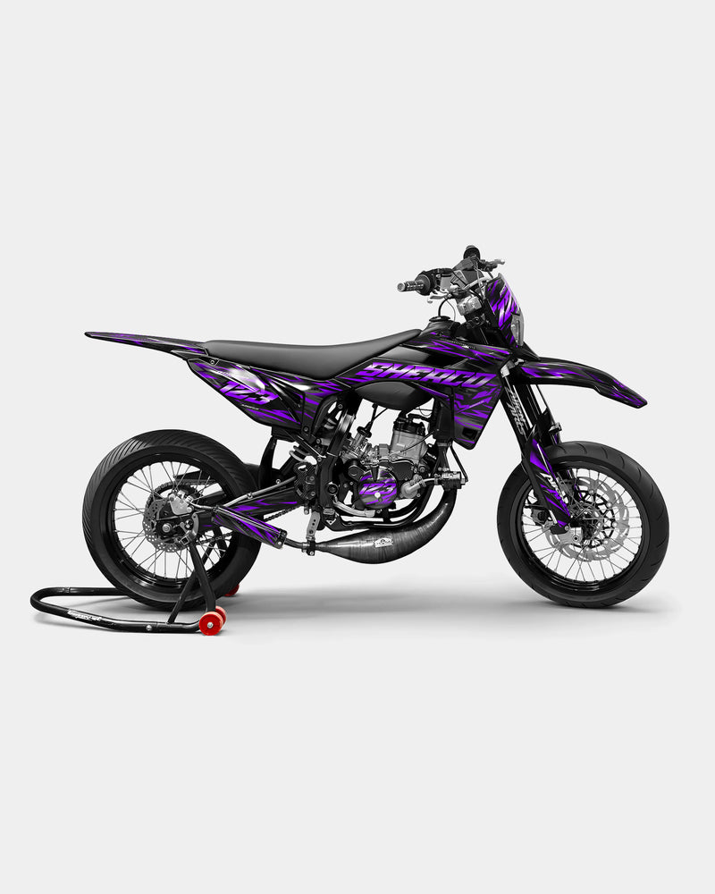VAGUE - Kit deco SHERCO 50cc - Violet