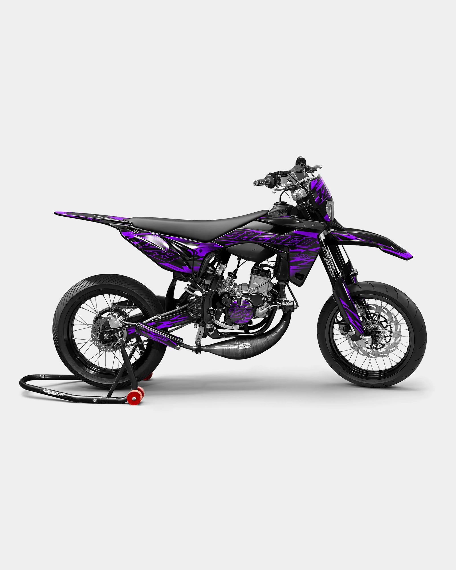 VIREO - Dekorationsset SHERCO 50cc - Violett
