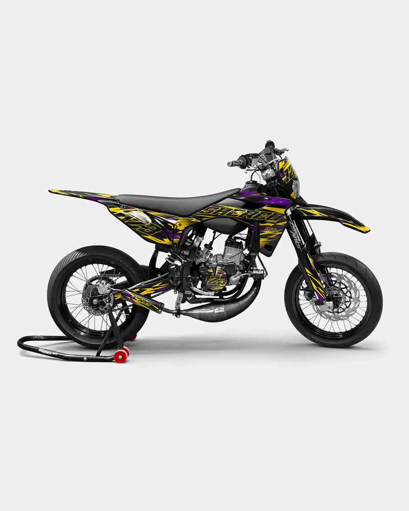 VIREO - Kit deco SHERCO 50cc - Jaune Rose