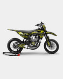 VITRA - Kit deco SHERCO 50cc - Jaune