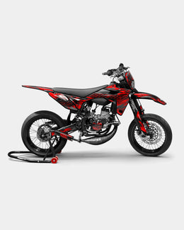 ZÉPHYR - Kit deco SHERCO 50cc - Rouge — vue 1