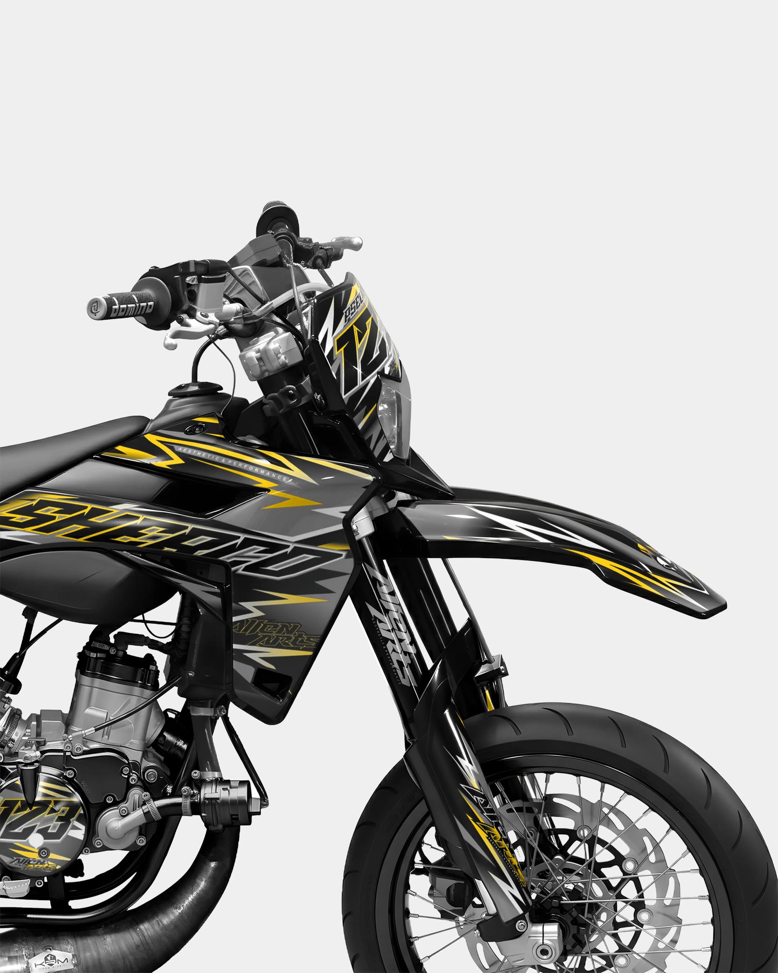ECLAT - Kit decorativo SHERCO 50cc - Grigio