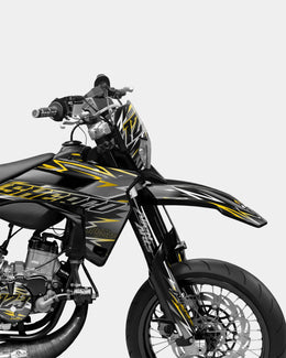 ECLAT - Kit deco SHERCO 50cc - Gris — vue 3