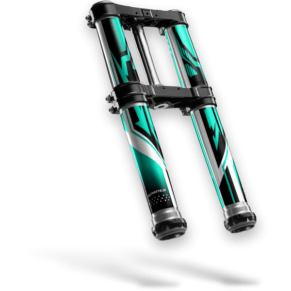 SIAM | Tube de fourche semi-personnalisable - Turquoise