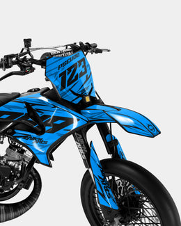 0RBIS - Kit deco YAMAHA DT 50cc - Bleu — vue 2