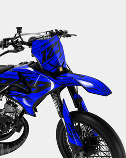 0RBIS - Kit deco YAMAHA DT 50cc - Bleu foncé — vue 2