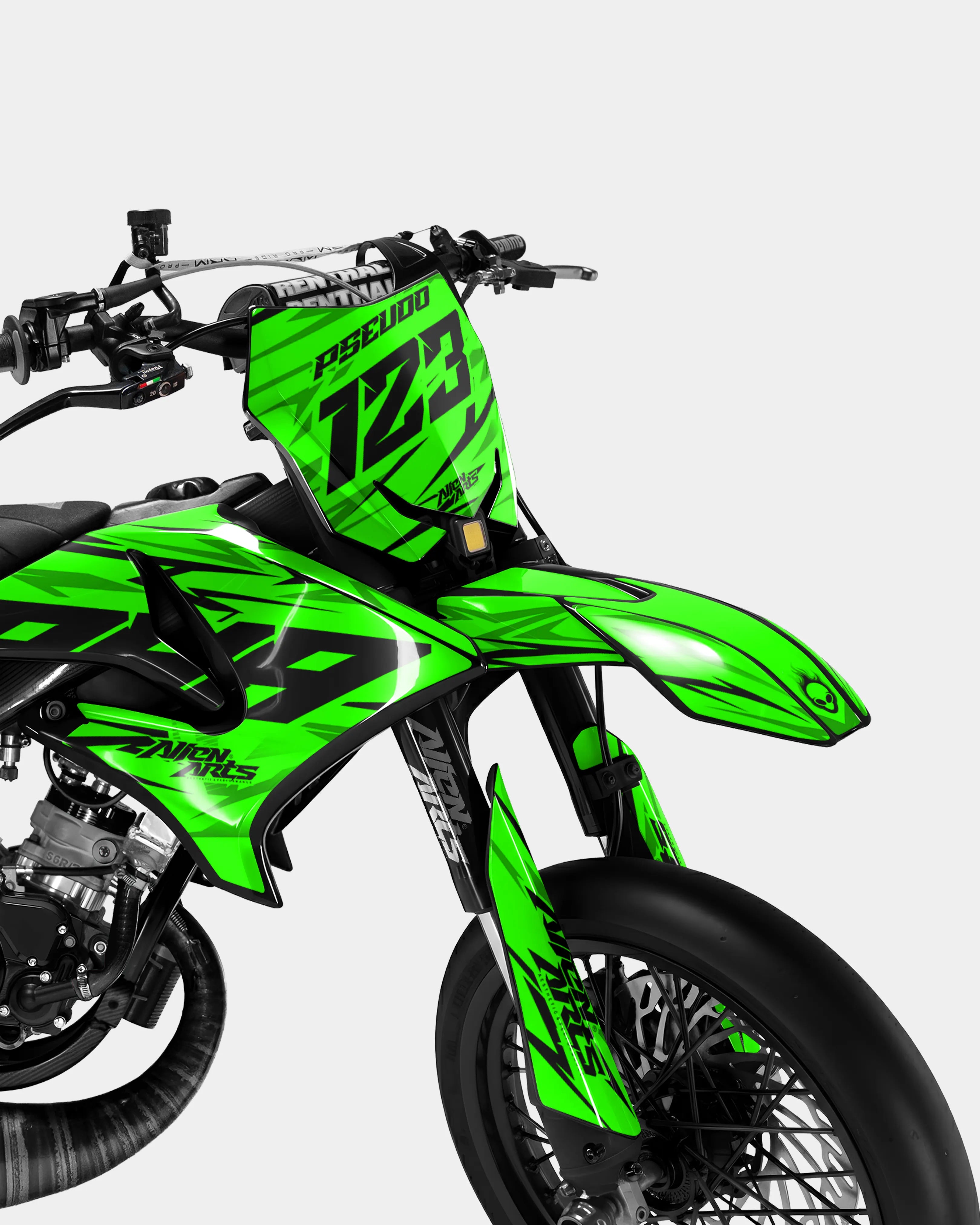 0RBIS - Kit deco YAMAHA DT 50cc - Vert