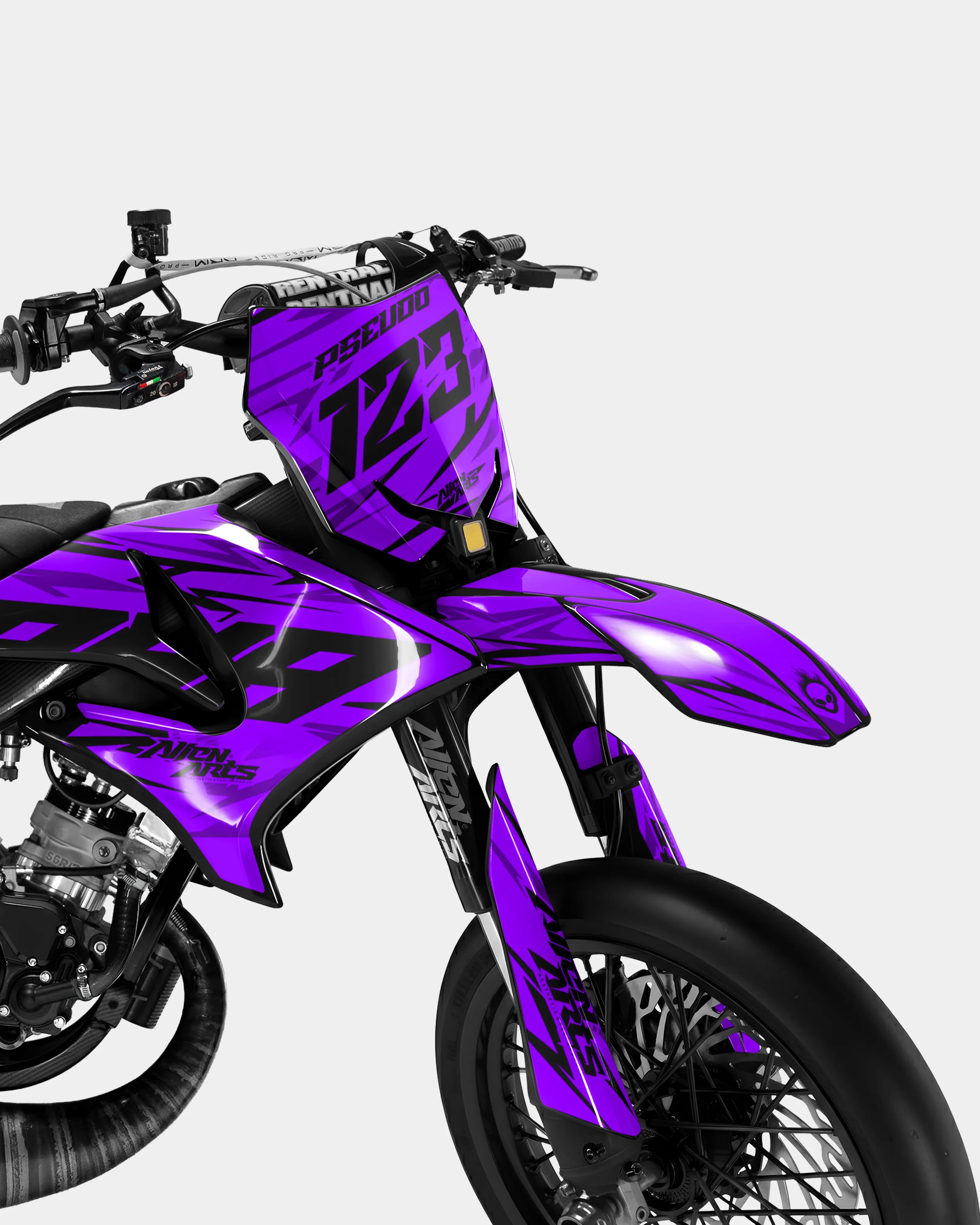 0RBIS - Kit deco YAMAHA DT 50cc - Violet