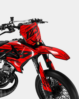0RBIS - Kit deco YAMAHA DT 50cc - Rouge — vue 2