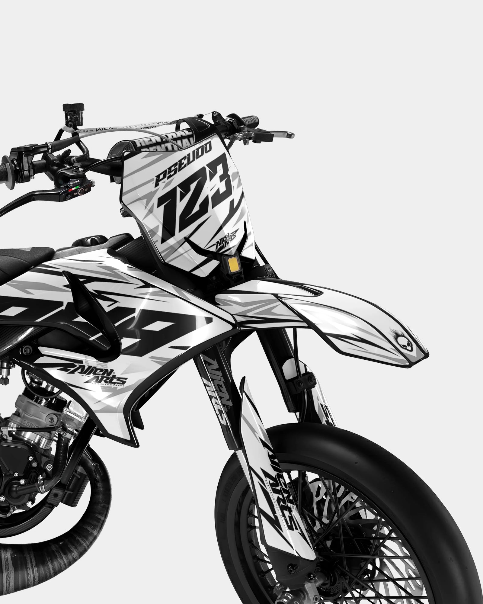 0RBIS - Kit decorativo YAMAHA DT 50cc - Bianco
