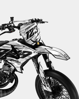 0RBIS - Kit deco YAMAHA DT 50cc - Blanc — vue 2