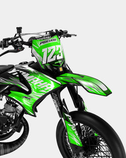 AUROPE - Kit deco YAMAHA DT 50cc - Vert — vue 2