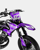AUROPE - Kit deco YAMAHA DT 50cc - Violet