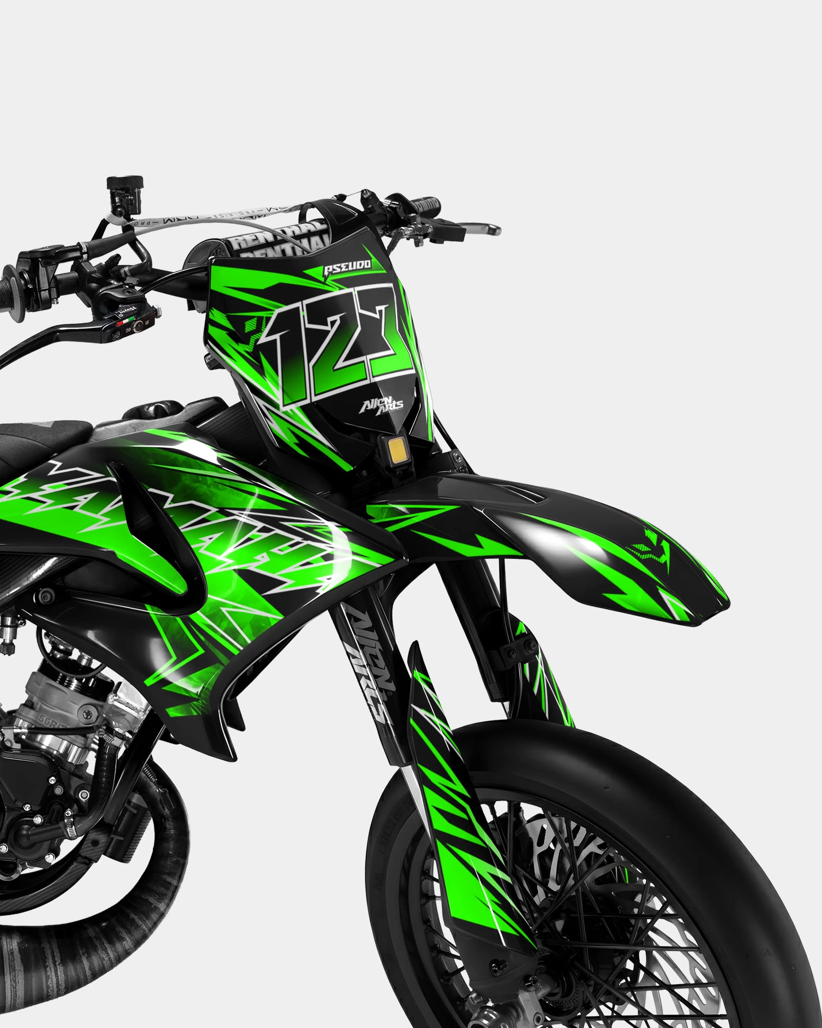 BRUME - Kit decorativo YAMAHA DT 50cc - Verde