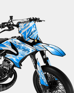 CALYPSO - Kit deco YAMAHA DT 50cc - Bleu — vue 2