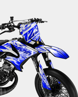 CALYPSO - Kit deco YAMAHA DT 50cc - Bleu foncé — vue 2
