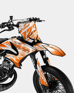 CALYPSO - Kit deco YAMAHA DT 50cc - Orange — vue 2