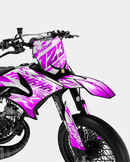 CALYPSO - Kit deco YAMAHA DT 50cc - Rose — vue 2