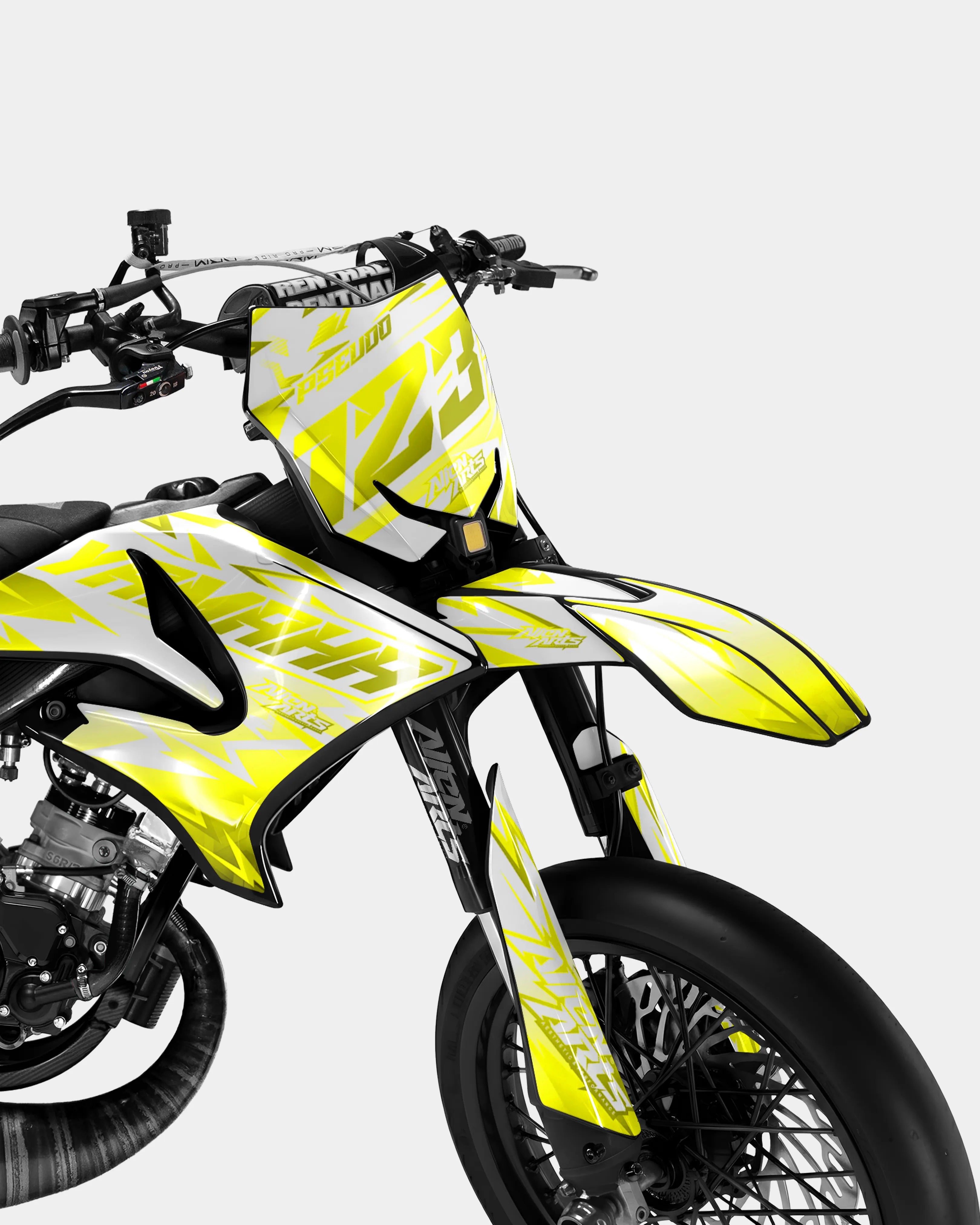 CALYPSO - Kit deco YAMAHA DT 50cc - Jaune