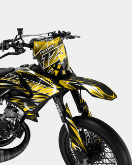 CIEL - Kit deco YAMAHA DT 50cc - Jaune foncé — vue 2