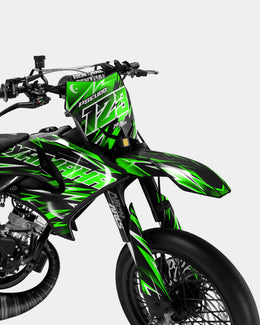 CIEL - Kit deco YAMAHA DT 50cc - Vert — vue 2