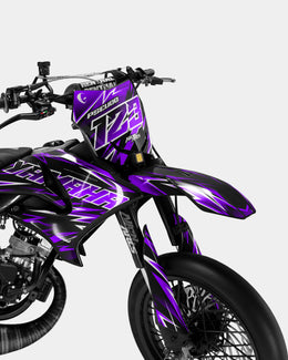 CIEL - Kit deco YAMAHA DT 50cc - Violet — vue 2