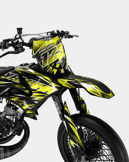 CIEL - Kit deco YAMAHA DT 50cc - Jaune — vue 2