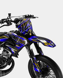ECLAT - Kit decorativo YAMAHA DT 50cc - Blu scuro