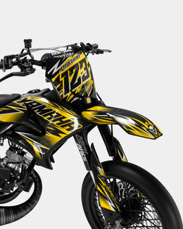 ECLAT - Kit deco YAMAHA DT 50cc - Jaune foncé — vue 2