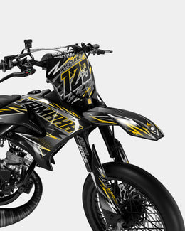 ECLAT - Kit deco YAMAHA DT 50cc - Gris — vue 2